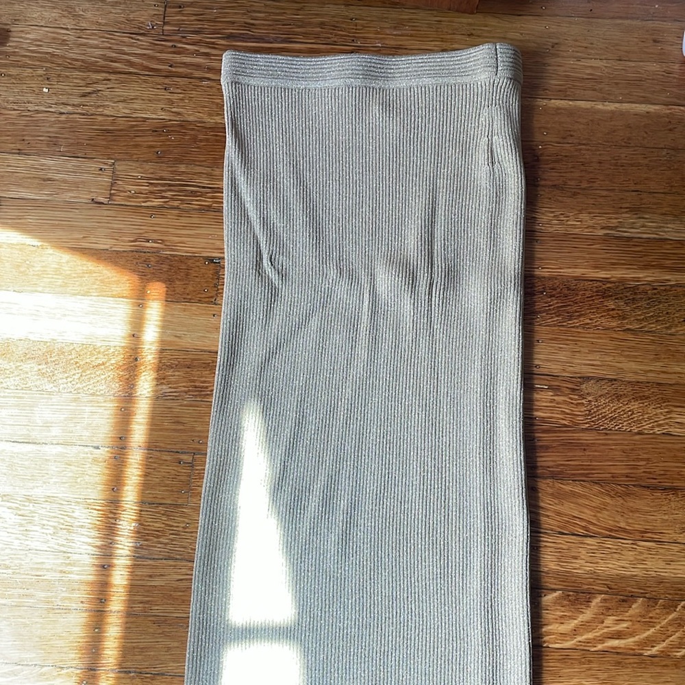 Gold Michael Kors stretch skirt